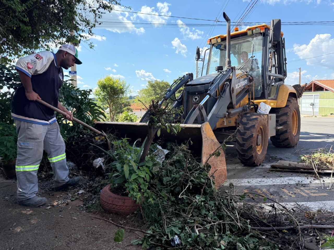 Prefeitura de Artur Nogueira realiza megaoperação de zeladoria neste sábado