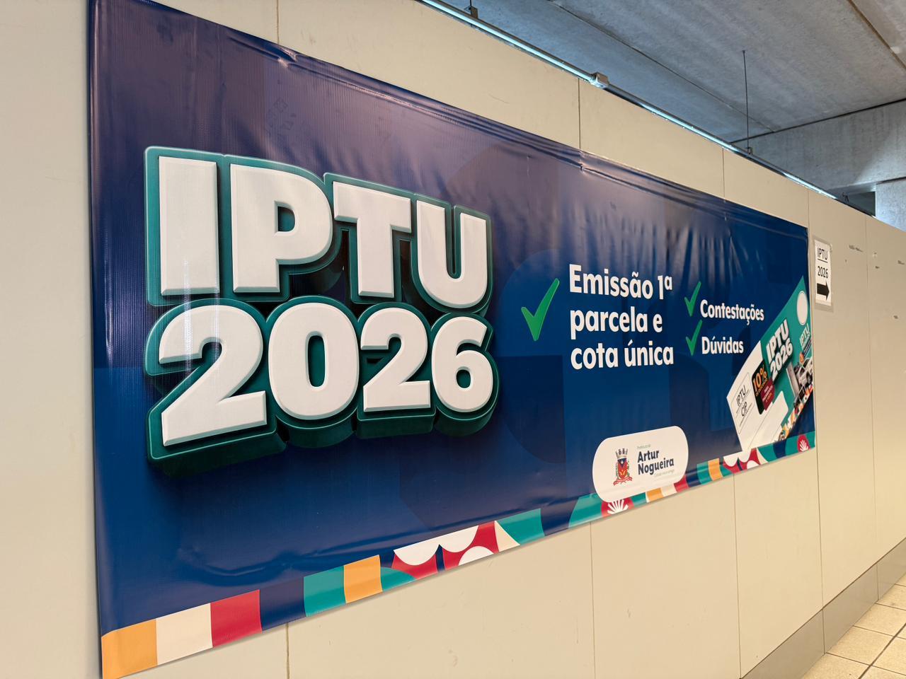 Prefeitura realiza atendimento para emissão de vias e esclarecimentos do IPTU 2026