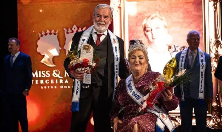 Raquel Lopes e Antônio Donizetti conquistam os títulos de Miss e Mister 3ª Idade 2026 em Artur Nogueira