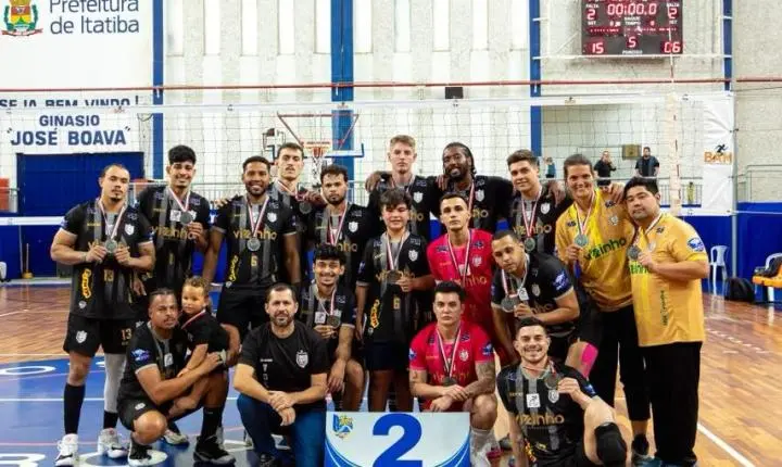 Vôlei masculino de Artur Nogueira conquista medalha de prata nos Jogos Regionais 2026